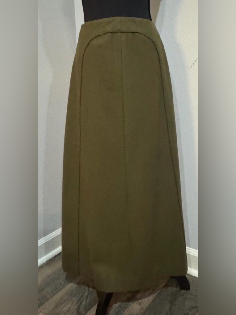 Harve Benard Olive Maxi Skirt